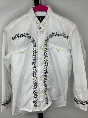 Houston Boy Size‎ 4 Western Long Sleeve Button Down Shirt